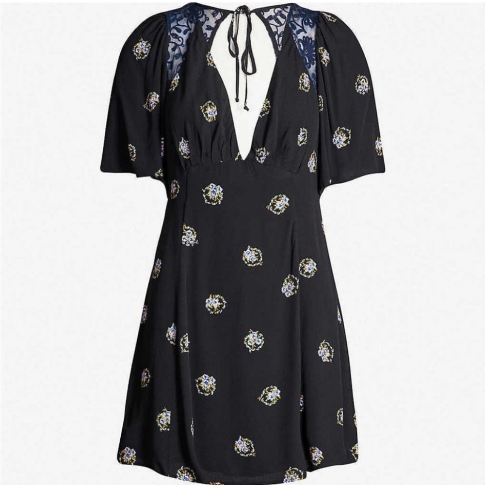 Free People Midnight Floral Dress